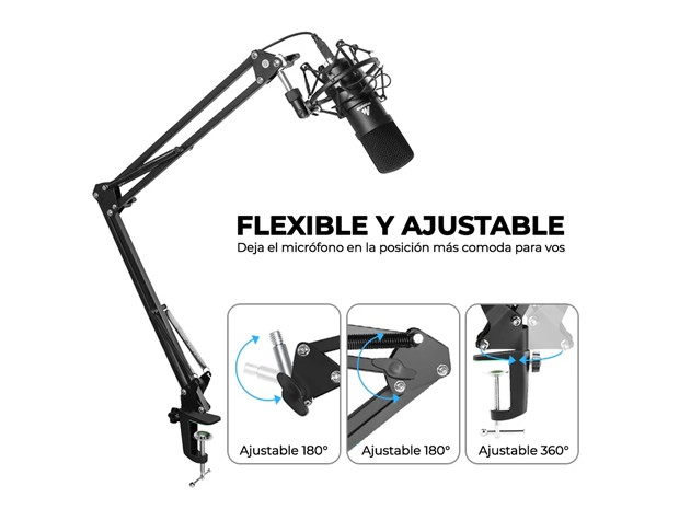 &u+ SOPORTE BRAZO ARTICULADO PARA MICROFONO MESA NB-35